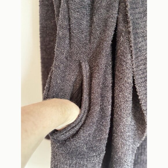 BAREFOOT DREAMS Women’s Gray CIRCLE CARDI Cardigan CozyChic Lite Size XL Gray - Picture 4 of 11